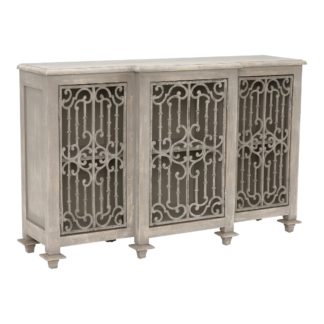 An Image of Versaille Reclaimed Wood and Cast Iron Sideboard, Pine