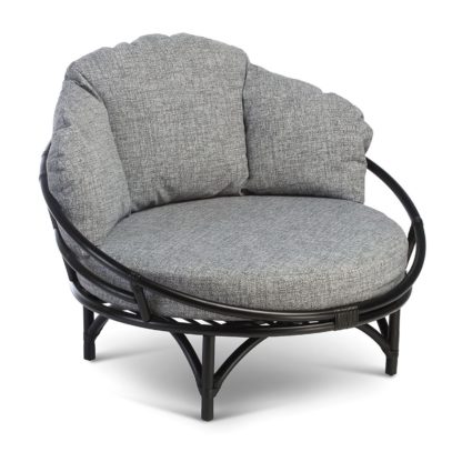 An Image of Snug Rattan Natural Chair in Earth Grey