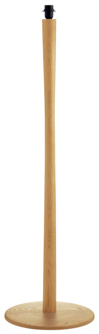 An Image of Habitat Pole Floor Lamp Base Only - Oak