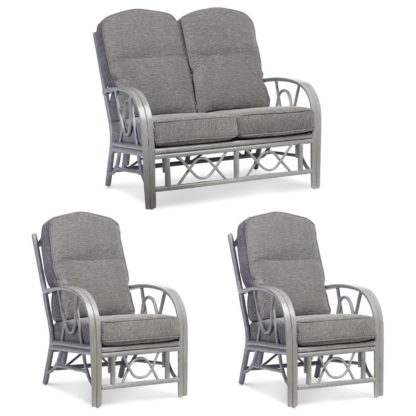 An Image of Bali Grey 3 Seater Suite