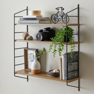 An Image of Fulton 3 Tier Shelf Pine