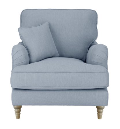 An Image of Habitat Matilda Fabric Chair - Blue