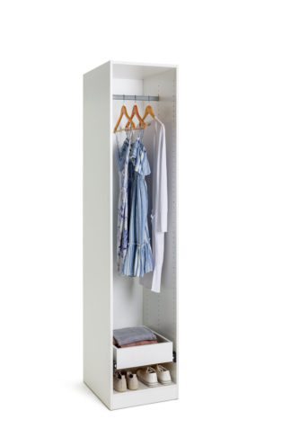 An Image of Habitat Munich Single Internal Drawer - White