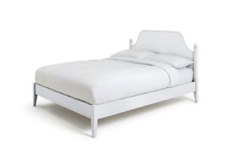 An Image of Habitat Bardot Kingsize Bed Frame - White