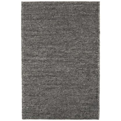 An Image of Flori Woven Rug, Charcoal