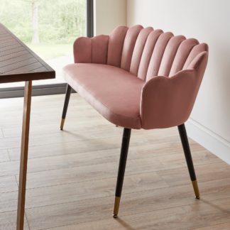 An Image of Vivian Bench Seat Rose (Pink)