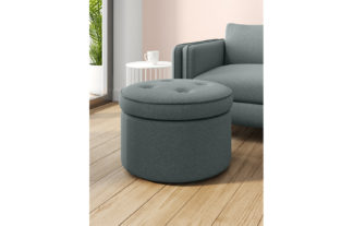 An Image of M&S Loft Round Storage Stool