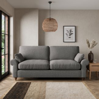 An Image of Salisbury Cosy Marl 3 Seater Sofa Cosy Marl Granite