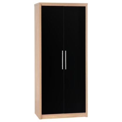 An Image of Seville 2 Door Wardrobe Grey