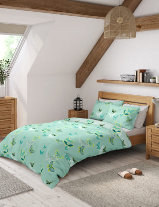 An Image of M&S Cotton Rich Butterfly Bedding Set