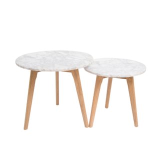 An Image of Harlow Nest of Tables White