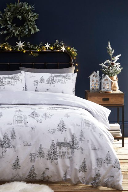 An Image of Midwinter Toile Single Duvet Set