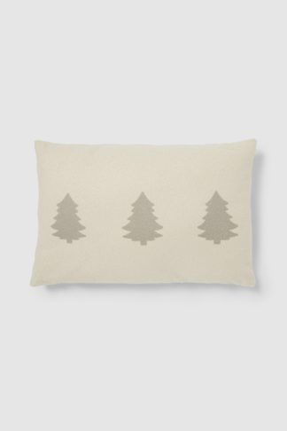 An Image of Christmas Printed Tree Cushion