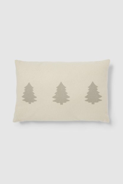 An Image of Christmas Printed Tree Cushion