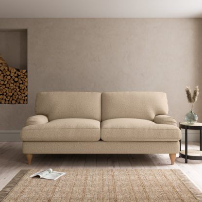 An Image of Darwin Cosy Marl 3 Seater Sofa Cosy Marl Granite