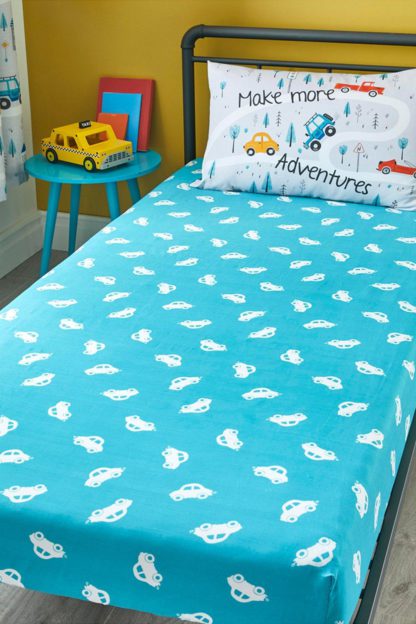 An Image of Little Transport Single Duvet Set