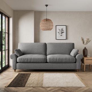 An Image of Salisbury Cosy Marl 4 Seater Sofa Cosy Marl Granite