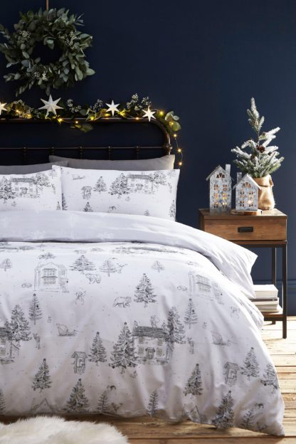 An Image of Midwinter Toile Single Duvet Set