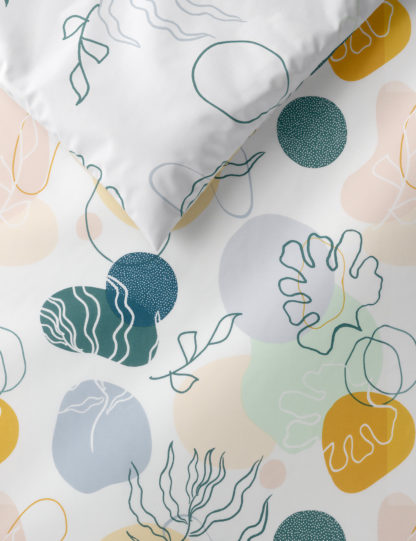An Image of M&S Pure Cotton Abstract Bedding Set