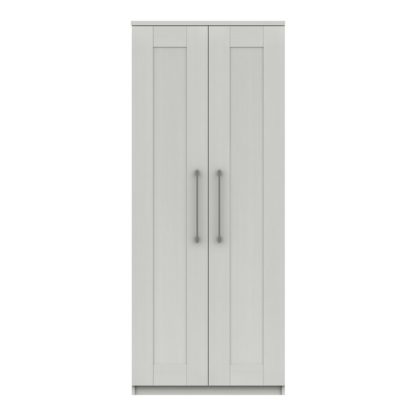 An Image of Ethan 2 Door Wardrobe Grey