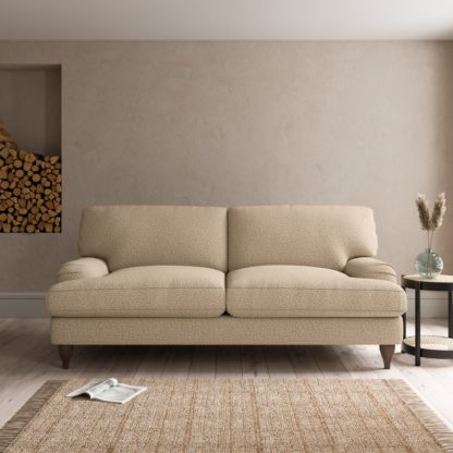 An Image of Darwin Cosy Marl 3 Seater Sofa Cosy Marl Granite