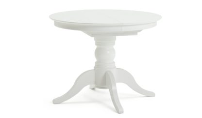 An Image of Habitat Otis Extending 4 - 6 Seater Dining Table - White