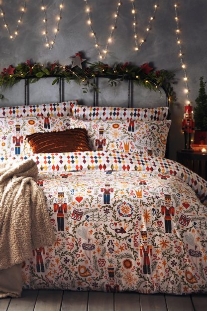 An Image of Christmas Nutcracker Double Duvet Set