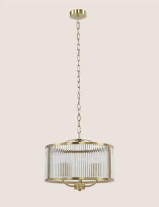 An Image of M&S Monroe Glass Pendant Light