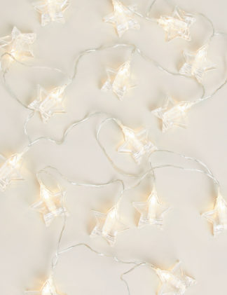 An Image of M&S Light Up Star Christmas Card Holder