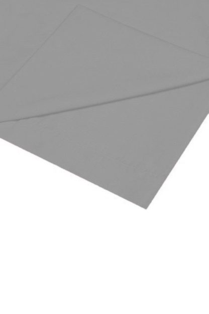 An Image of Cotton Rich Percale Single Flat Sheet