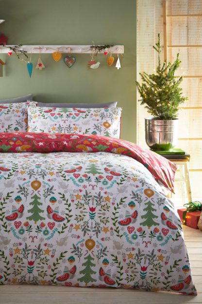 An Image of Scandi Festive Single Duvet Set