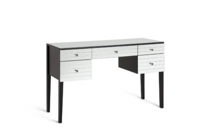 An Image of Habitat Hepburn 5 Drawer Dressing Table - Black