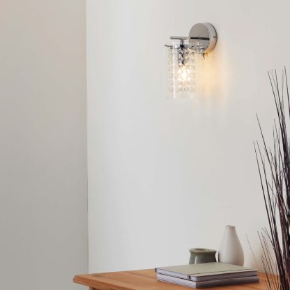 An Image of Vogue Kerr Wall Light Chrome