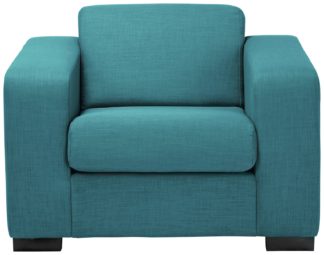 An Image of Argos Home Ava Fabric Armchair - Teal