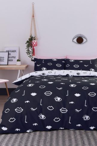 An Image of Eye Woke Up Like This Single Duvet Set