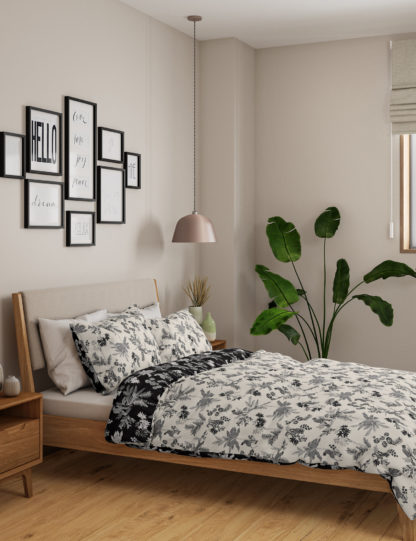 An Image of M&S Pure Cotton Cheetah Bedding Set