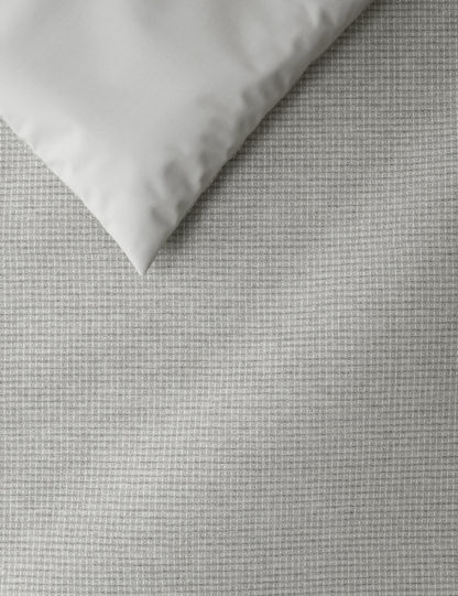 An Image of M&S Cotton Rich Waffle Bedding Set