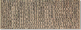 An Image of Enas Jute Runner, 70 x 200cm, Black