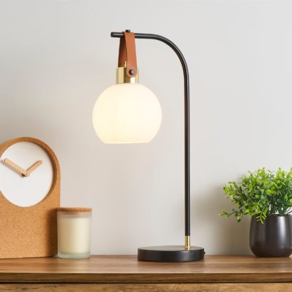 An Image of Joan Table Lamp Black