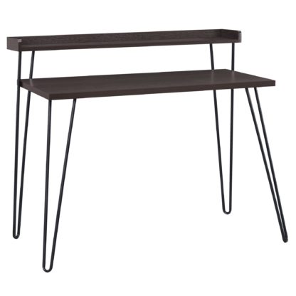 An Image of Haven Riser Desk Brown