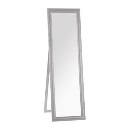 An Image of Chic Vintage Floor Standing Mirror - Black