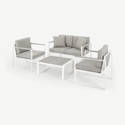 00a383c6132ce223d9d50029ba2c26df654b1d4ba7dc9bc5d841aaed6e97e1e6-1.png An Image of Catania Garden Lounge Set, White And Polywood