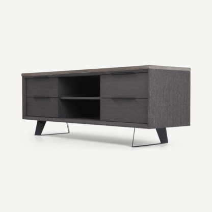 00e6b4a752fc06fce15fd367a92518d3341ef31a9bacc9d6099f3b891fcde9aa-1.png An Image of Boone TV Stand, Concrete resin top