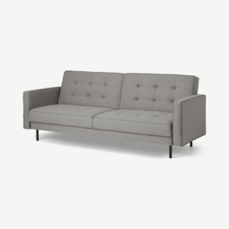 An Image of Rosslyn Click Clack Sofa Bed, Cinder Grey