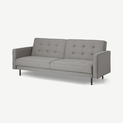 An Image of Rosslyn Click Clack Sofa Bed, Cinder Grey