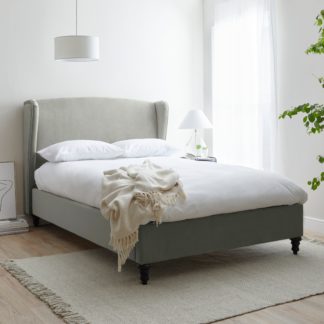 An Image of Oswald Grey Bed Light Grey