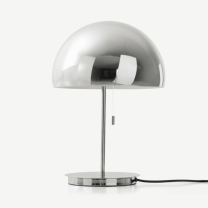 An Image of Collet Dome Table Lamp, Chrome