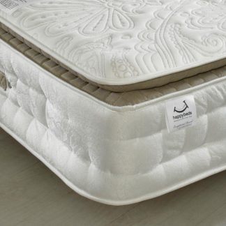 An Image of Windsor 3000 Pocket Sprung Memory Wool Orthopaedic Pillow Top Mattress - 2ft6 Small Single (75 x 190 cm)