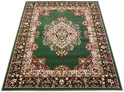 An Image of Maestro Traditional Short Pile Rug - 240x340cm - Black