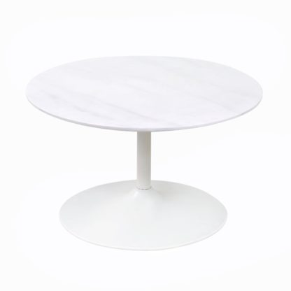 An Image of Hallie Tulip Coffee Table - Cream